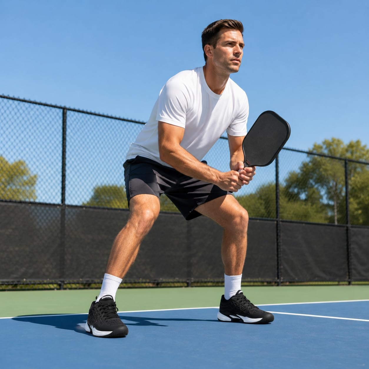 Pickleball Shoes Men Tennis Court Sneakers Indoor Outdoor Breathable Athletic Sports Lightweight Non Slip - Image 2