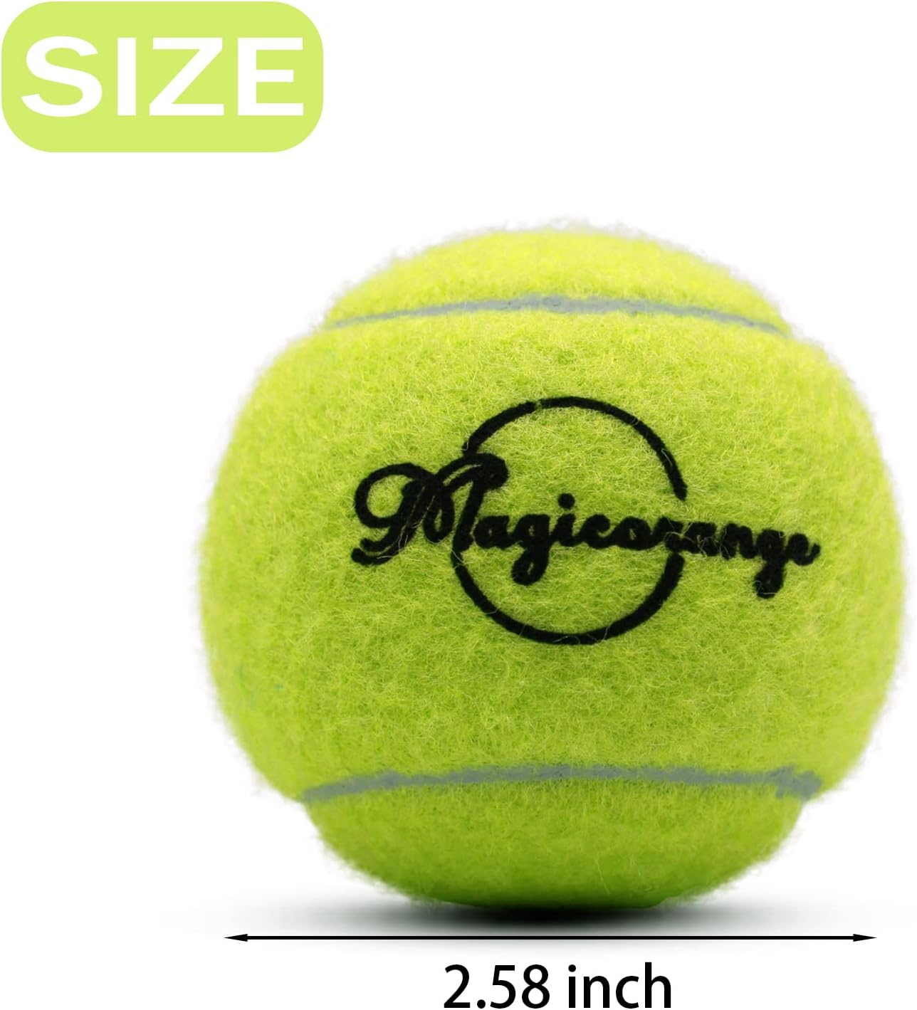 Magicorange Tennis Balls,Advanced Training Tennis Balls Practice Ball, Pet Dog Playing Balls,Good for Beginner Training Ball - Image 3