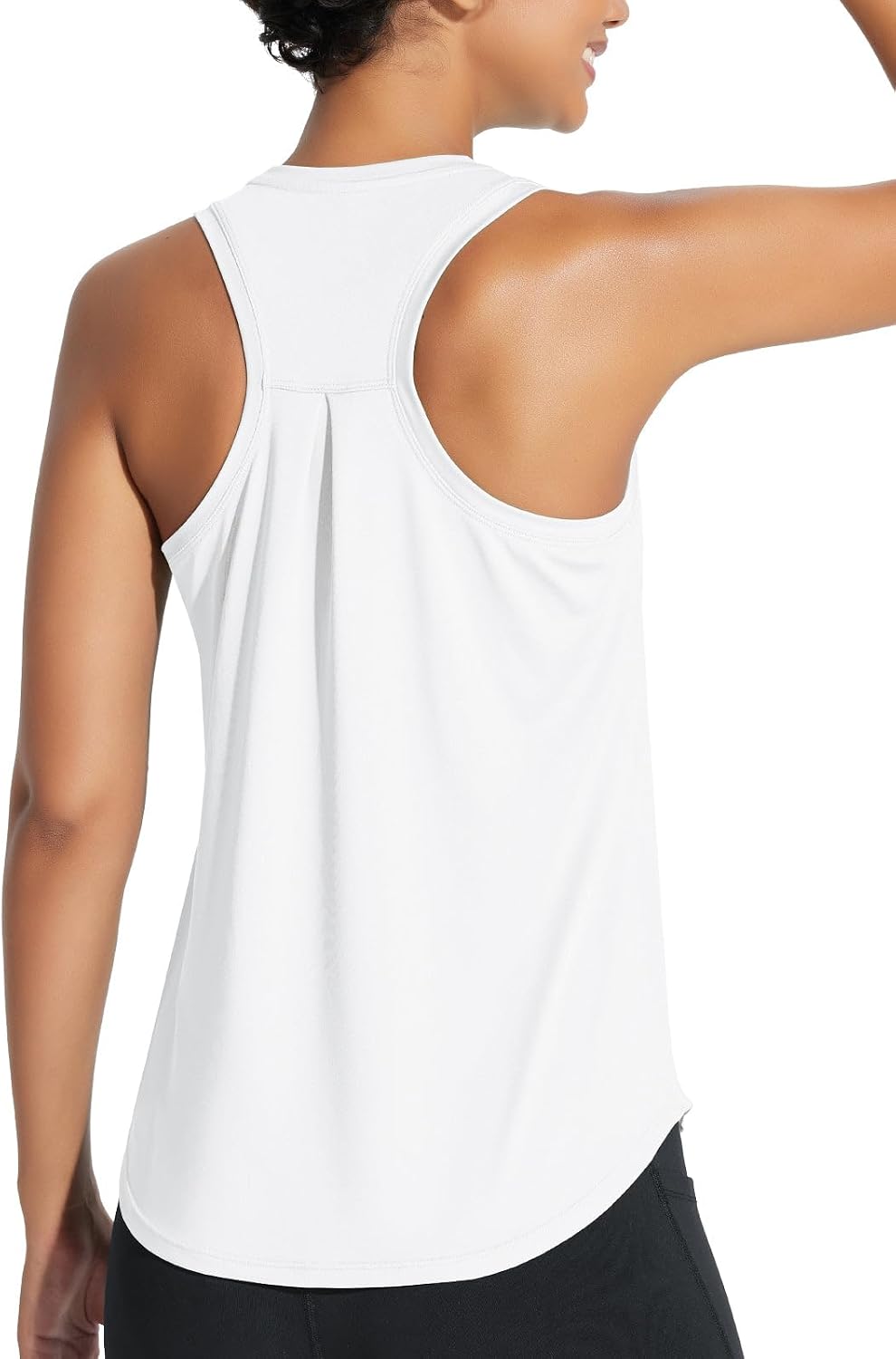 baleaf Women's Athletic Tank Tops Workout Sleeveless Running Racerback Shirts Quick Dry Breathable Yoga Tennis Gym