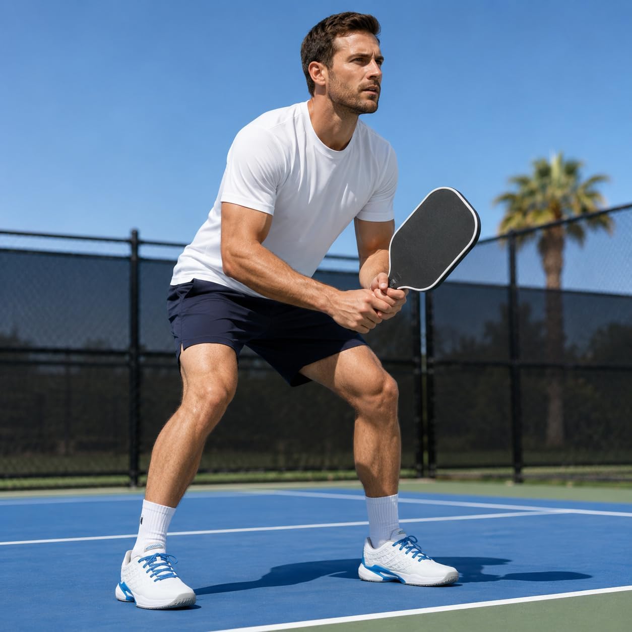 Pickleball Shoes Men Tennis Court Sneakers Indoor Outdoor Breathable Athletic Sports Lightweight Non Slip - Image 2