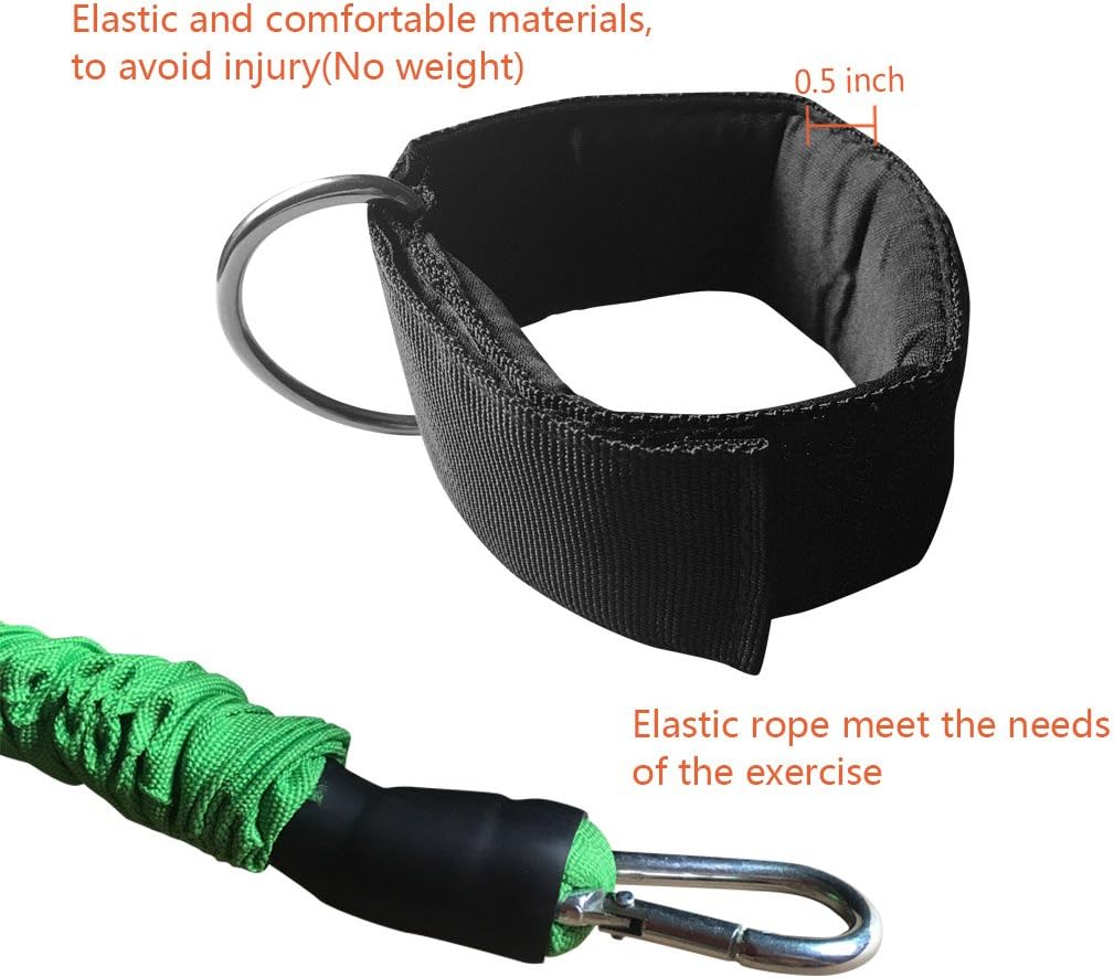 Ankle Resistance Training Speed and Agility Training Tool Ankle Resistance Bands for Football Basketball Taekwondo Yoga Boxing Soccer Kick Boxing Thai Punch Karate Running - Image 6