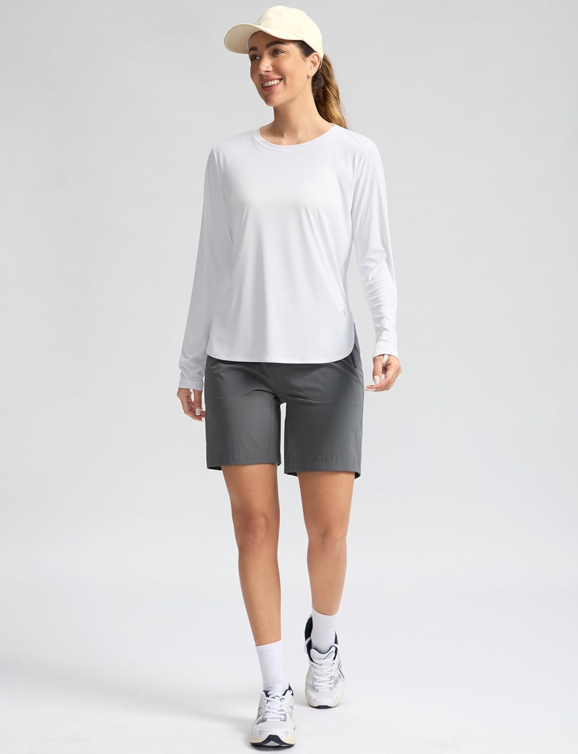 Women's Sun Shirts UPF 50+ Long Sleeve UV Protection Shirt Lightweight Quick Dry Workout Hiking Tops for Women - Image 3