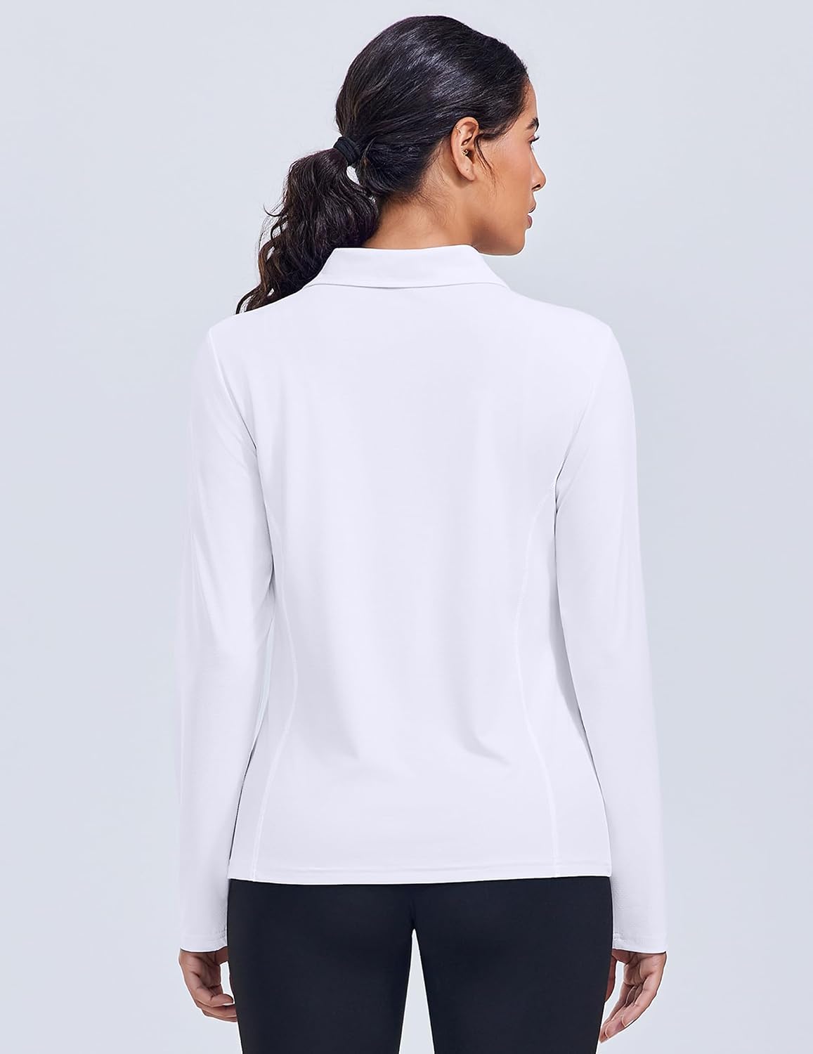 PINSPARK Women's Long Sleeve Shirts UPF 50+ Sun Shirt Quick Dry Workout Tops for Athletic Gym Running Hiking S-3XL - Image 2