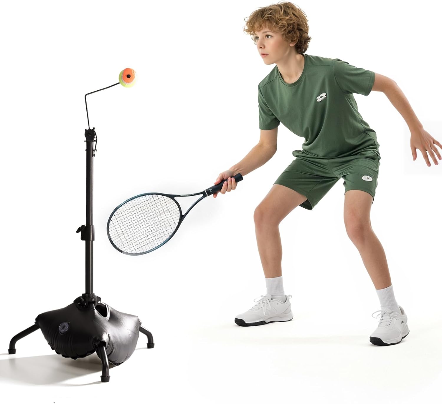 Tennis Training Aid,Tennis Practice Topspin Fast & Master Powerful Groundstrokes,Tennis Training Equipment for Beginners & Intermediate Players - Image 2