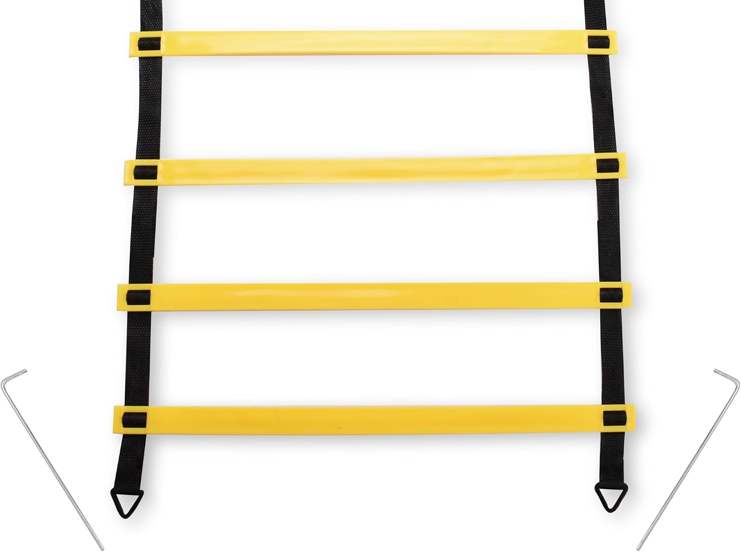 Agility Ladder, 2 Pack - Exercise and Training Ladder Set with Ground Stakes for Football, Soccer, Tennis, and More - Improves Speed & Fitness - Complete with Carrying Bag - Image 8