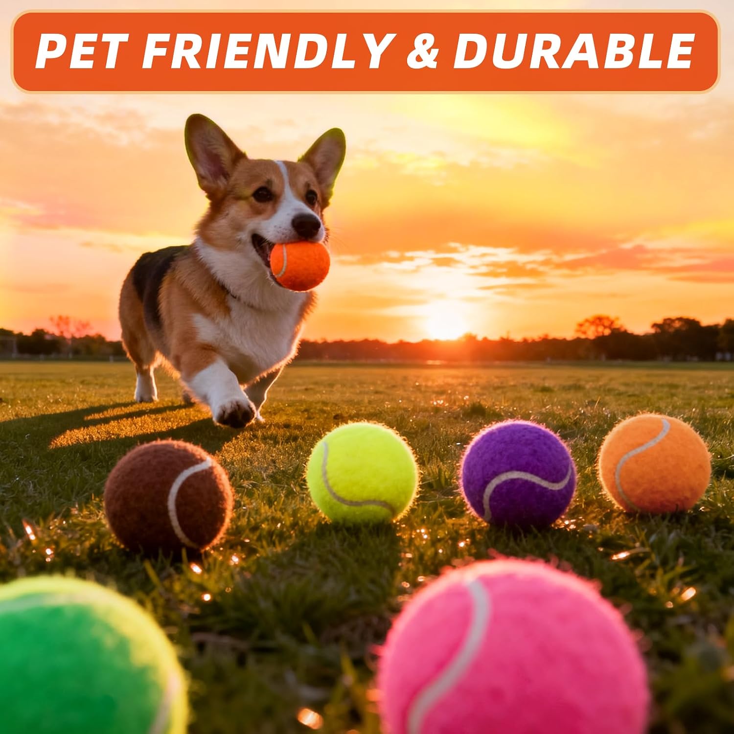 PoyPet 16-Pack Tennis Balls Bulk for Practice,Training and Beginners | Ideal for Dog Fetch,Chew and Play - Image 5