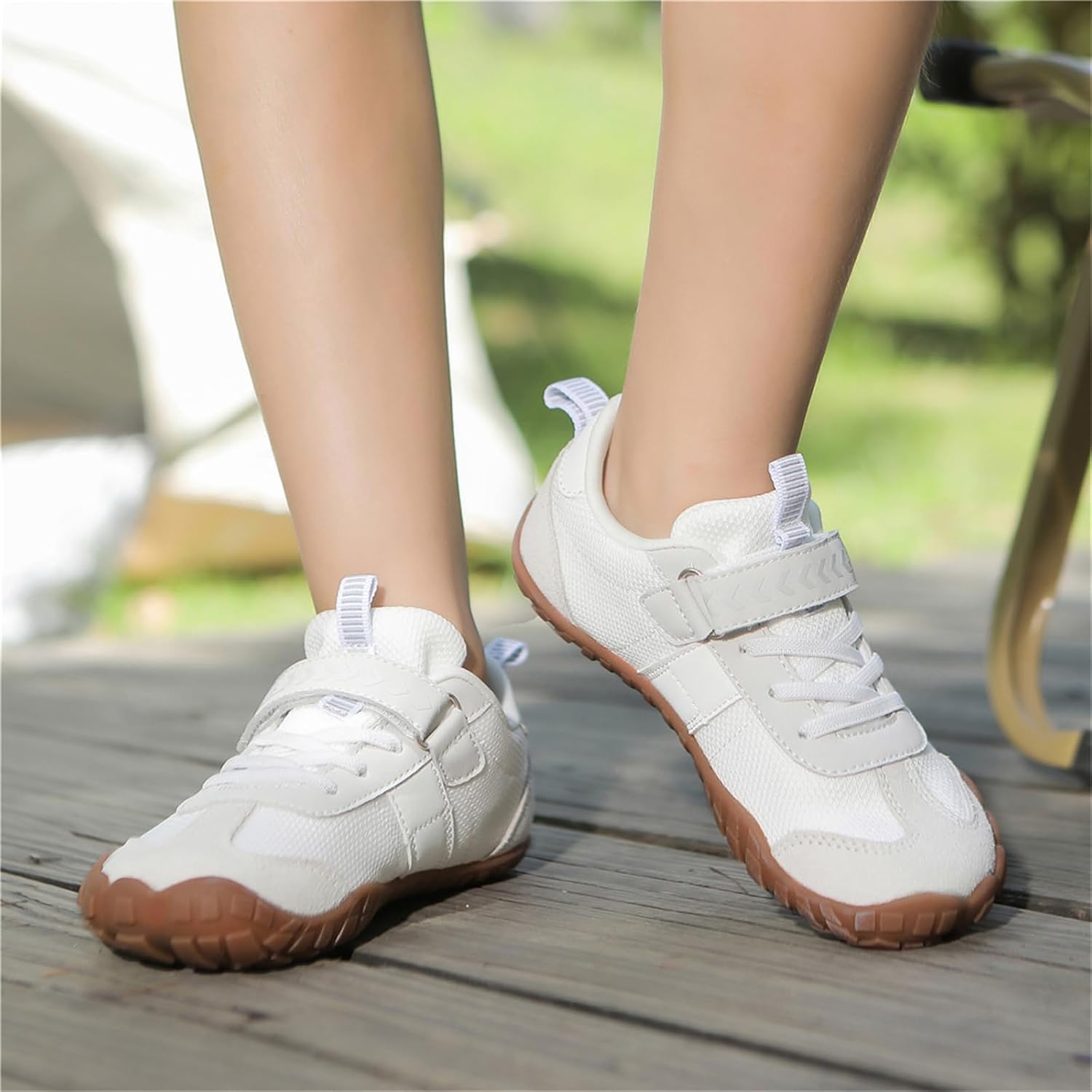 KUBUA Boys Girls Sneakers Kids Barefoot Shoes Comfort Anti-Slip Walking Shoes for Indoor Outdoor Toddler Little Big Kid - Image 3
