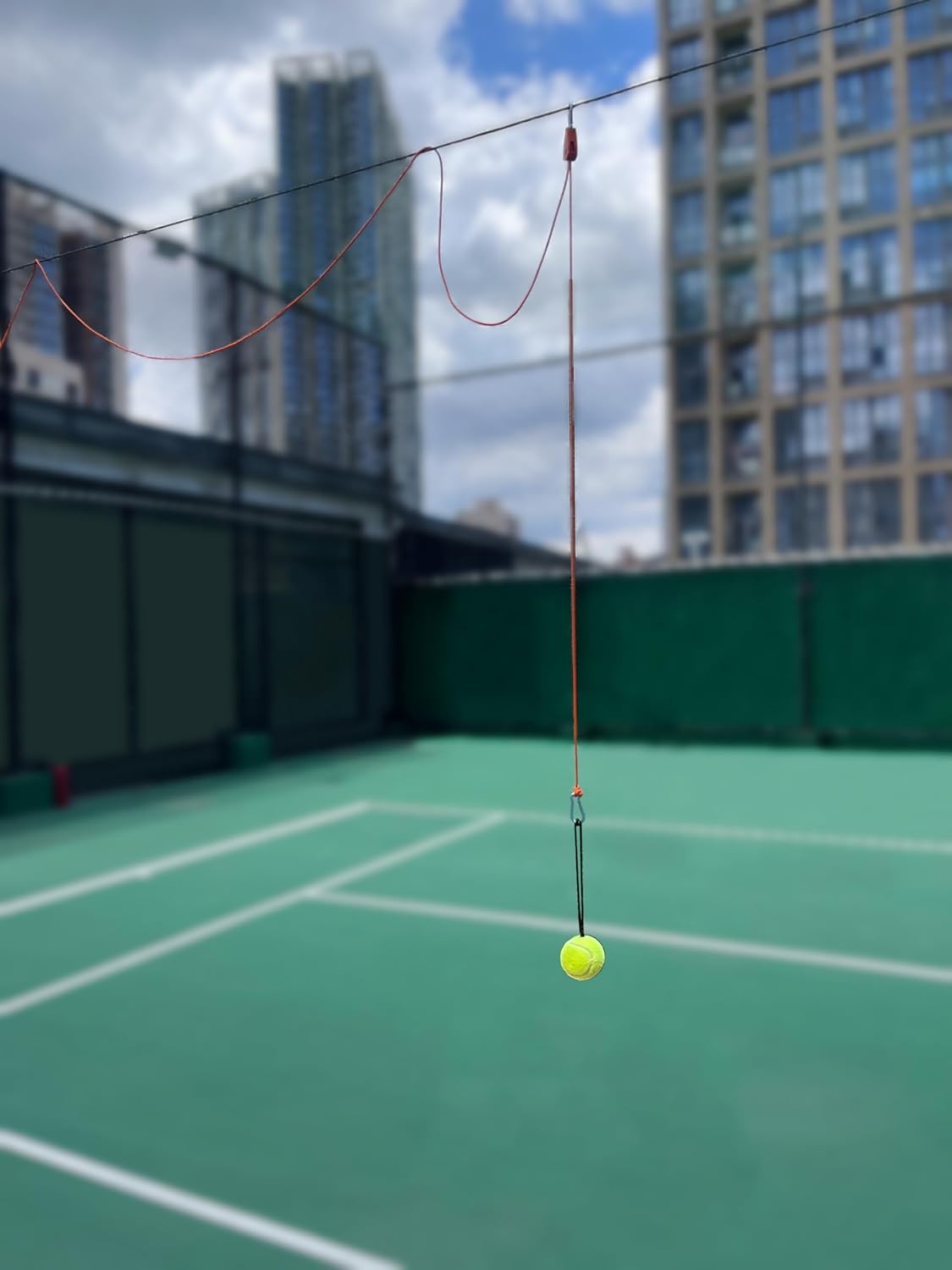 Swing Trainer with Pulley-Height Adjustable with 13ft Rope Practice Aid,Improve Batting & Develop Muscle Memory|Training Tools for Tennisball,Pickleball,Baseball&Softball,Indoor/Outdoor Use - Image 8