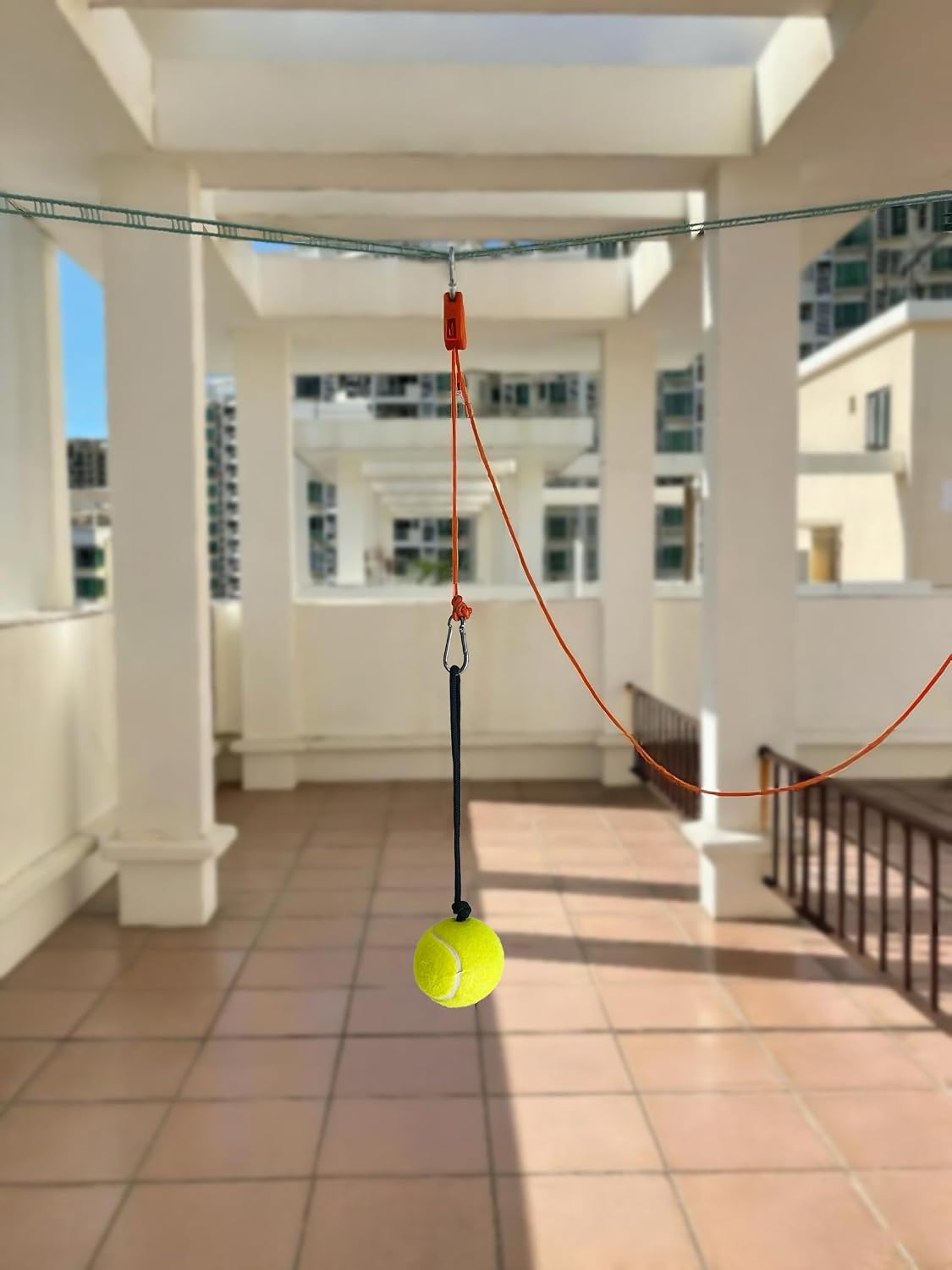 Swing Trainer with Pulley-Height Adjustable with 13ft Rope Practice Aid,Improve Batting & Develop Muscle Memory|Training Tools for Tennisball,Pickleball,Baseball&Softball,Indoor/Outdoor Use - Image 9
