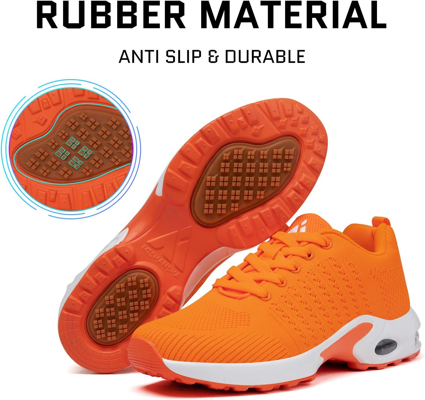 Mishansha Womens Sneakers Air Cushion Running Tennis Shoes Women Lightweight Arch Support Walking Shoes - Image 7