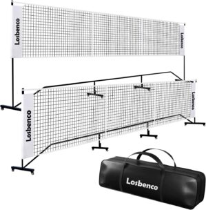 Losbenco Pickleball Net with Wheels...