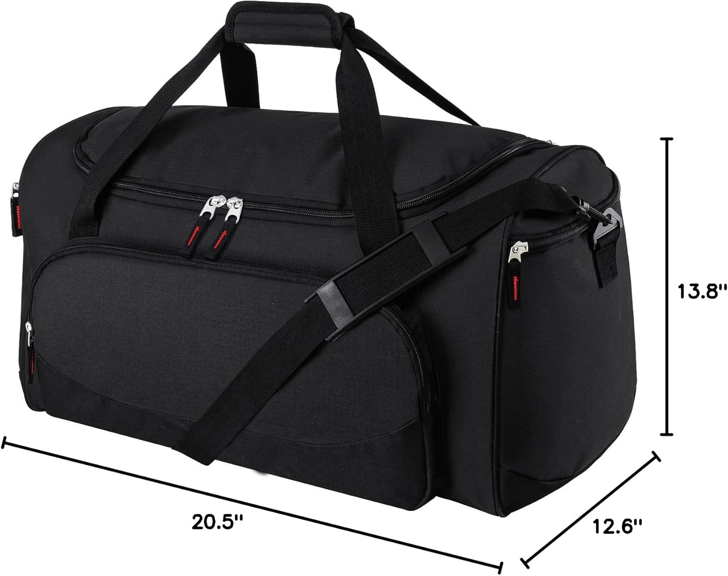 Uarition Gym Bag for Men - 50L Black Durable Large Duffle Bag for Travel, Workout, Fitness & Sport - Image 7