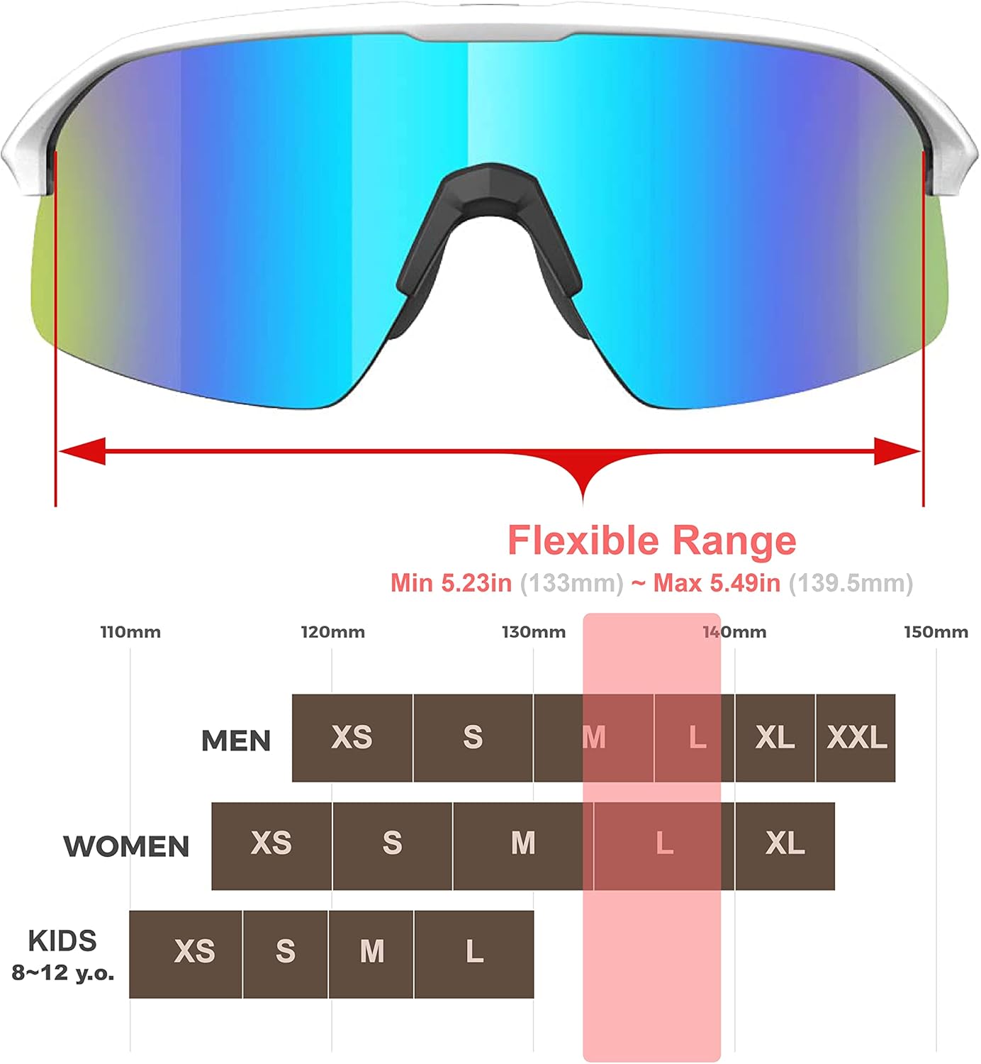 Living out your qool time Polarized Cycling Sunglasses for Women Men Golfing Running Volleyball MTB Outdoor Sports Padel - Image 2