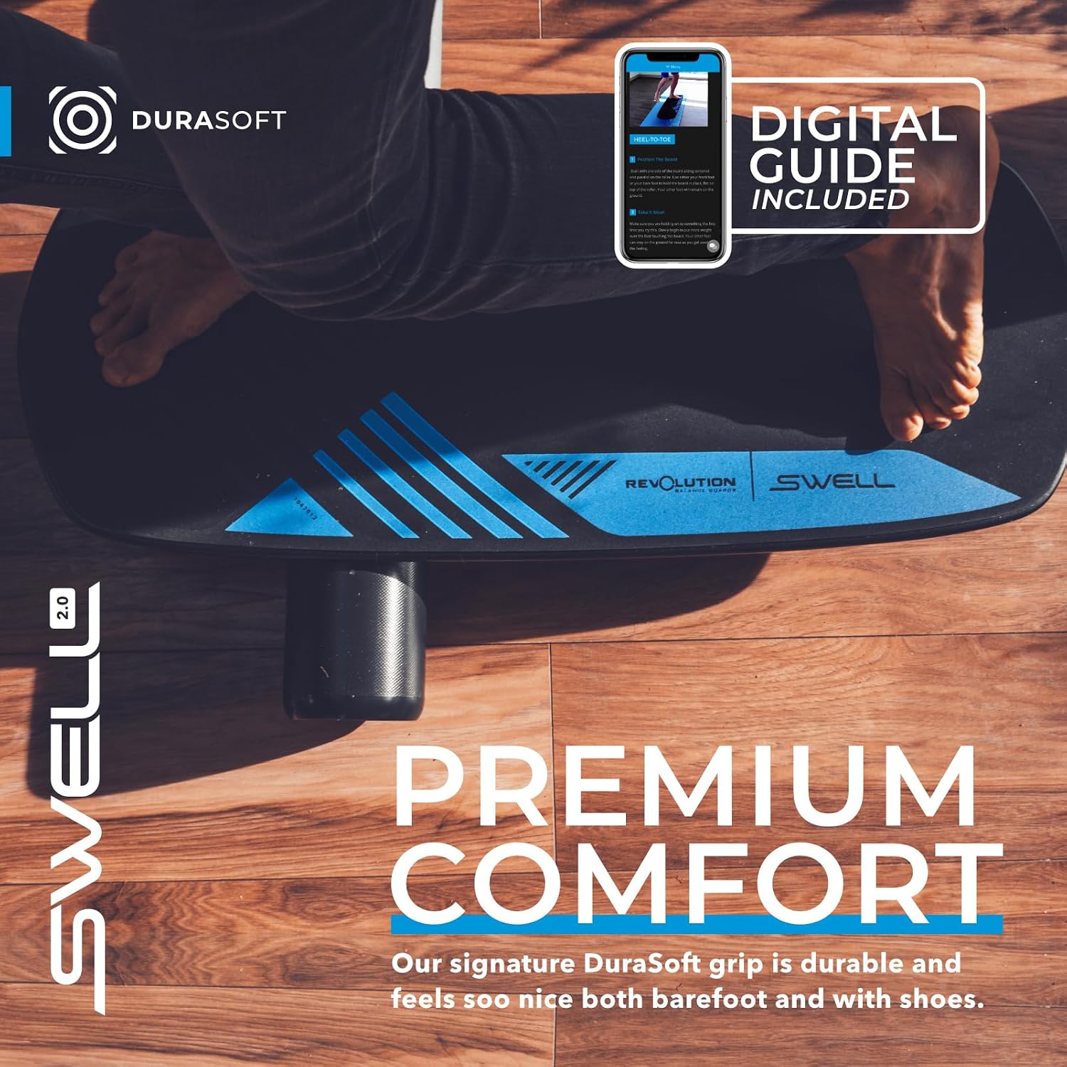 Revbalance Swell 2.0 - Surf & Paddle Balance Board Trainer - Image 2