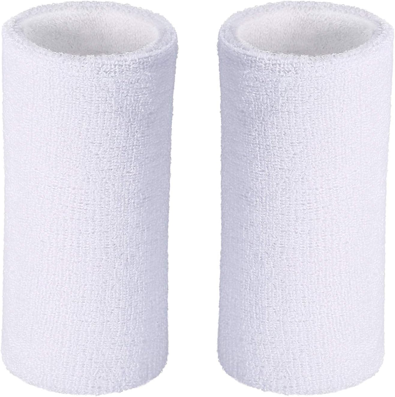 WILLBOND 6 Inch Wrist Sweat Bands for Men Women Tennis Elastic Athletic Long Sweatband Wrist Absorbent for Basketball Tennis Running Outdoor Activity - Image 2