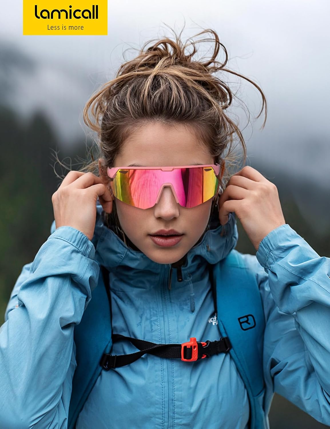 Lamicall 24g Polarized Sports Sunglasses for Men Women - UV400 Protection Sun Glasses for Baseball Running Cycling Fishing - Image 6