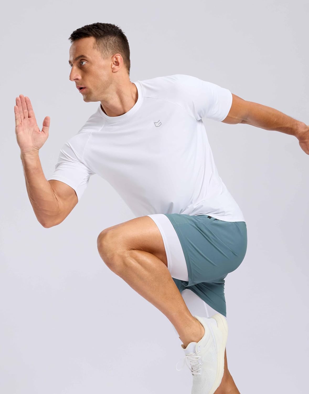G Gradual Men's Athletic Workout T-Shirts Moisture Wicking Cooling Running Shirts Short Sleeve Performance Tee for Gym Tennis - Image 3