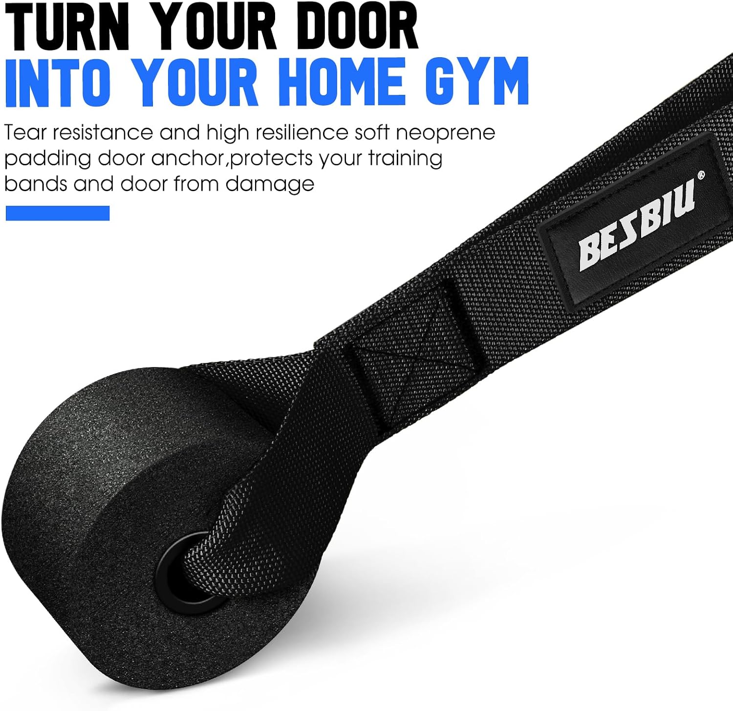 Heavy Resistance Bands for Working Out, 300lbs/360lb/420lb Exercise Bands Workout Bands with Handles, Door Anchor, Ankle Straps, Home Gym Workout Equipment for Men Fitness Strength Training Stretching - Image 4