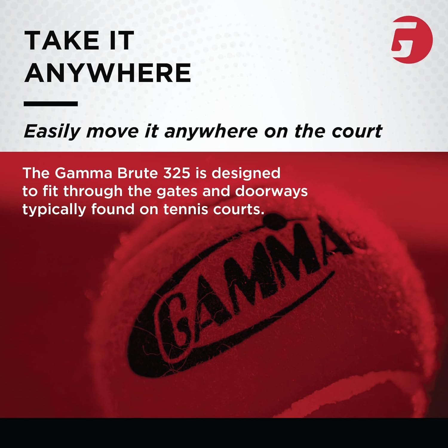 Gamma BallHopper Brute 325 Tennis Ball Cart, Premium Teaching Cart, Heavy Duty Construction, Convenient Design, Pickleball, Padel, Durable Court Equipment - Image 5