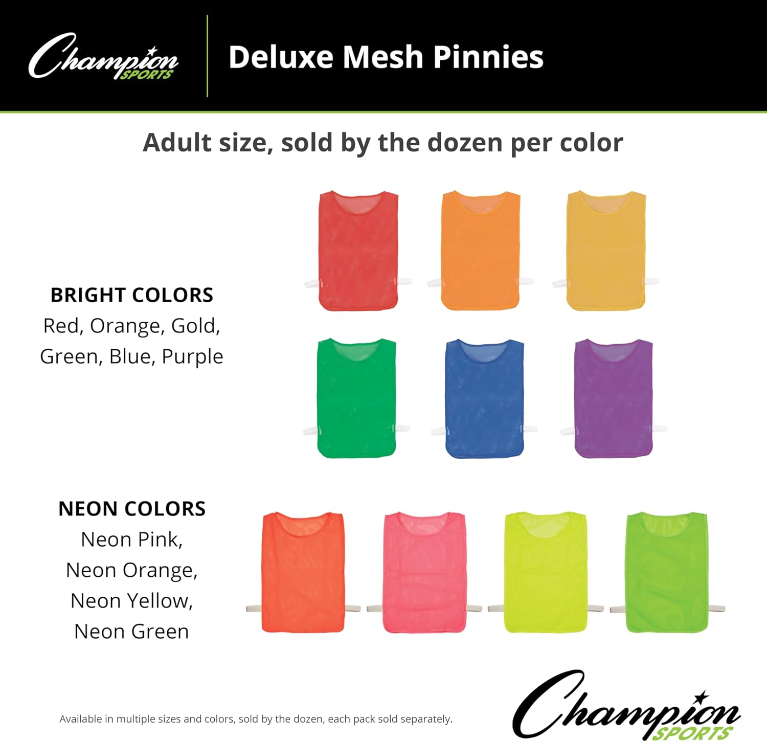 Champion Sports MSPSET Poly Spot Markers for Sports, Activities, and Social Distancing - 10-inch, Set of 6 - Multicolor - Image 3