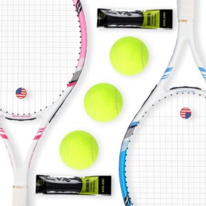 Pro Tennis Racket for Adults, 2 Pla...