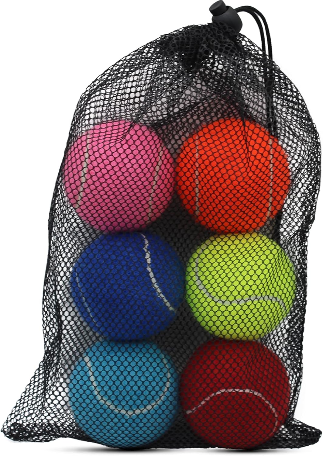 SHYUJAJIE Tennis Balls, 6 Pack Training Tennis Balls,High Elasticity Practice Balls for Beginner, Playing Balls for Dogs - Image 6