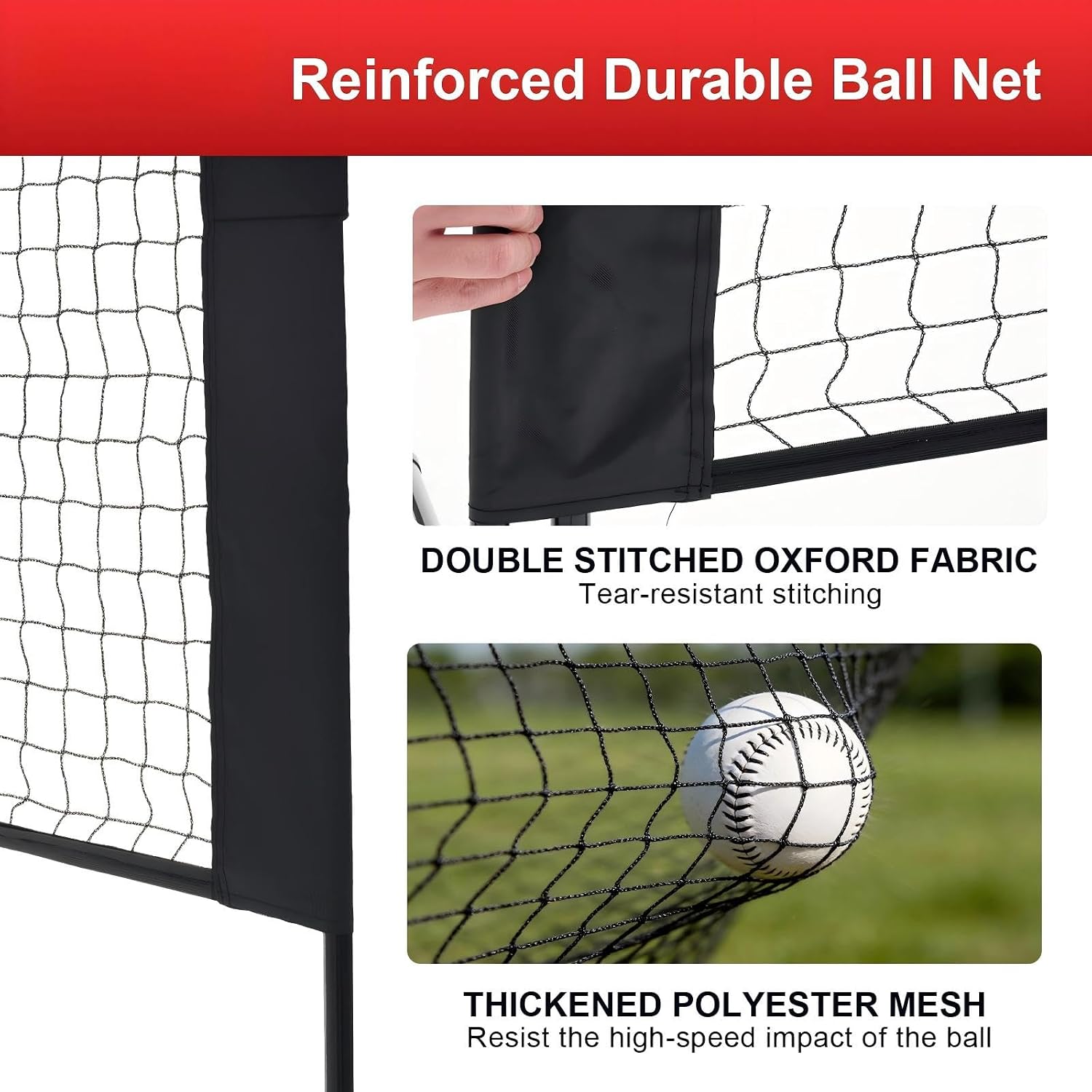 Portable Badminton Net Set, 10FT/14FT/17FT Wide, Adjustable Height Multi Sport Net for Pickleball, Tennis, Volleyball, Soccer Tennis, Indoor Outdoor with Carry Bag, Easy Setup for Backyard - Image 5