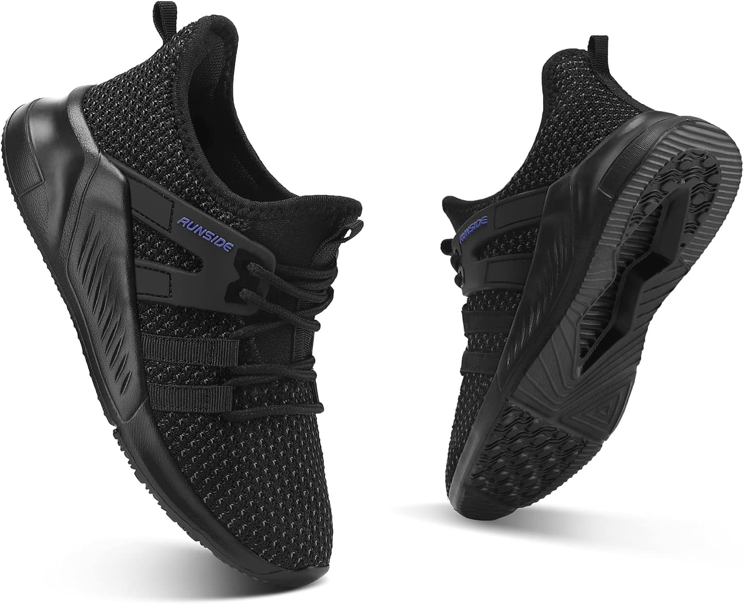 RUNSIDE Boys Girls Tennis Shoes Kids Lightweight Breathable Sneakers Lace-up Running Athletic Shoes for Toddler/Little Kid/Big Kid - Image 3