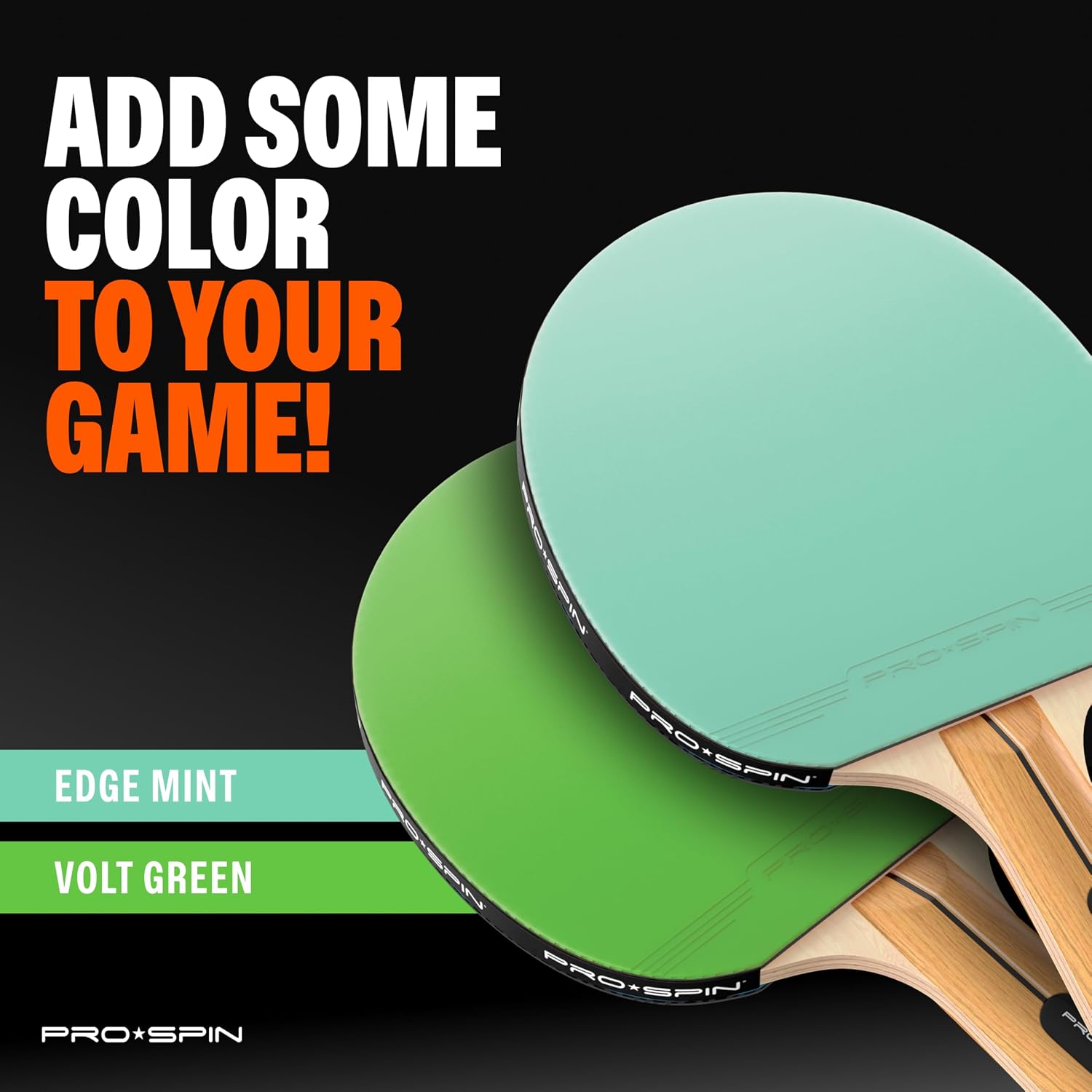 PRO-SPIN Ping Pong Paddles - High-Performance Set with Premium Table Tennis Rackets, 3-Star Ping Pong Balls, Compact Storage Case | Professional Quality Ping Pong Paddle Set | Indoor & Outdoor Games - Image 6