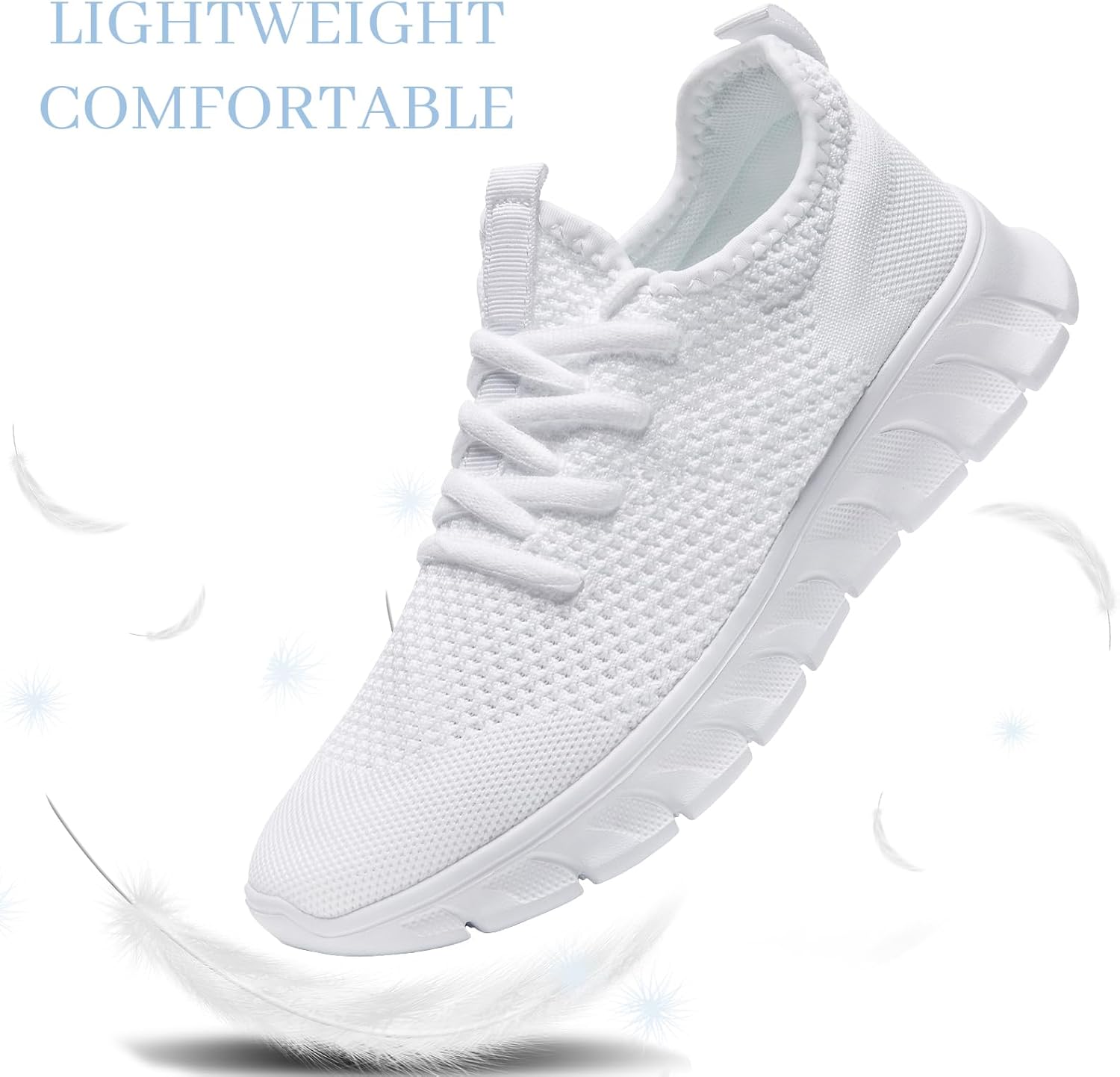 Running Shoes for Men Womens Walking Tennis Gym Sneakers Slip On Comfortable Lightweight Athletic Workout Fashion Sports Shoes - Image 2