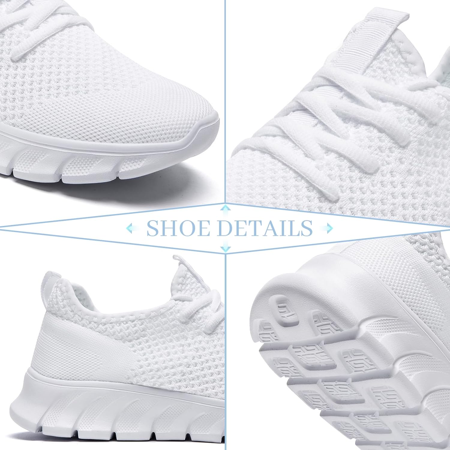 Running Shoes for Men Womens Walking Tennis Gym Sneakers Slip On Comfortable Lightweight Athletic Workout Fashion Sports Shoes - Image 5