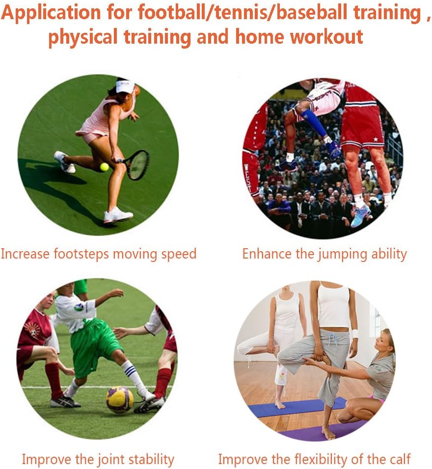 Ankle Resistance Training Speed and Agility Training Tool Ankle Resistance Bands for Football Basketball Taekwondo Yoga Boxing Soccer Kick Boxing Thai Punch Karate Running - Image 4