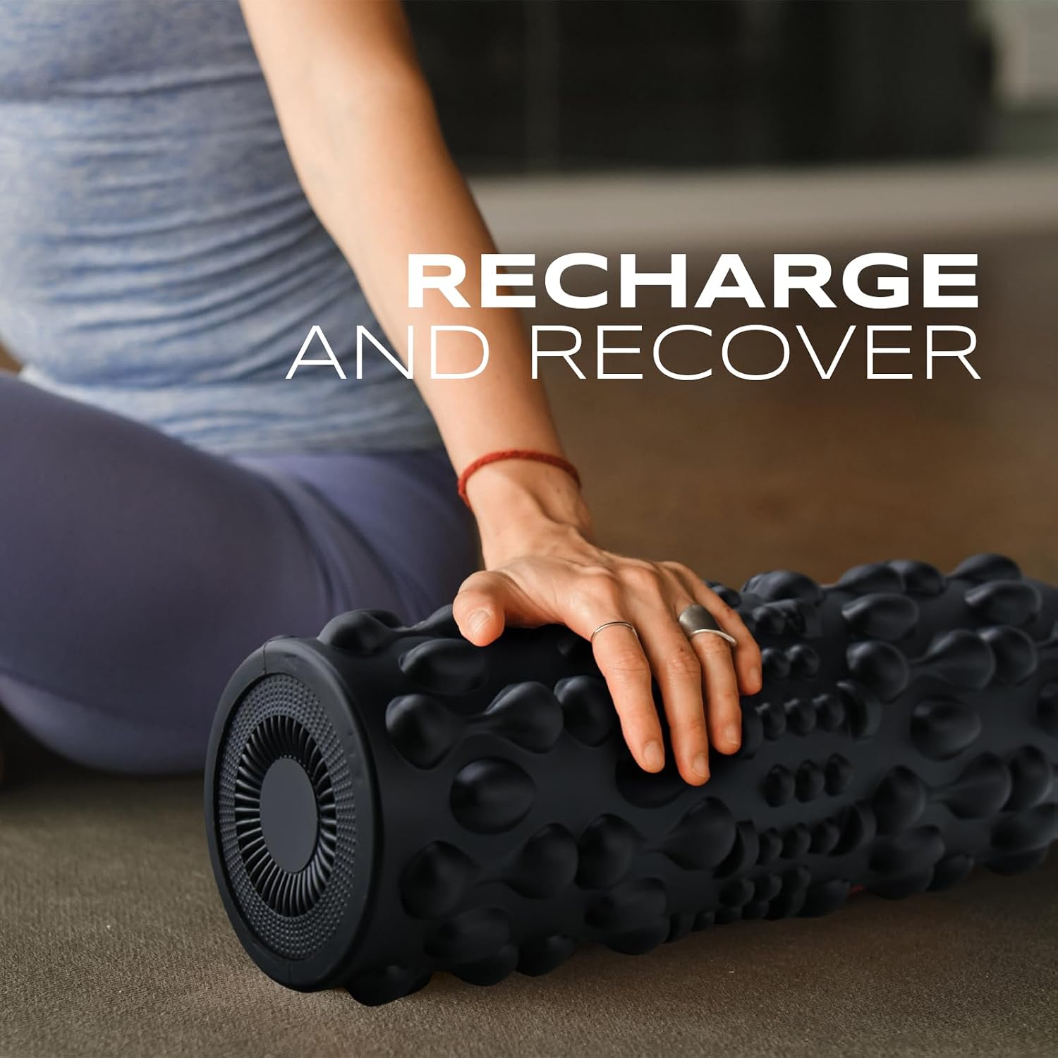 PURSONIC Vibrating Foam Roller – Deep Tissue Massage for Muscle Recovery – 5 Intensity Levels, USB Rechargeable, Durable & Lightweight Design - Image 8