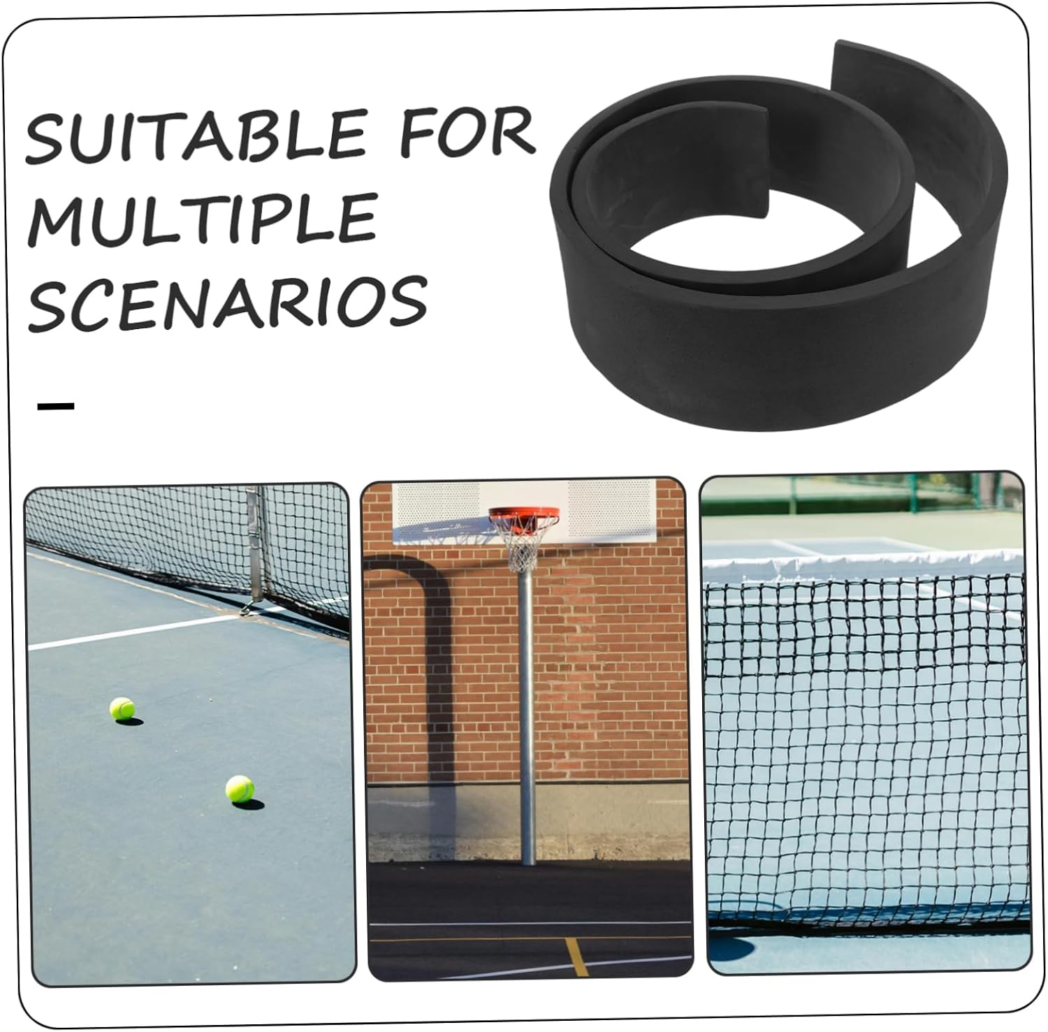 Outanaya Tennis Court Squeegee Replacement Strip Eva Blade for Efficient Floor Cleaning Sports Courts for Basketball and Tennis Surfaces - Image 7