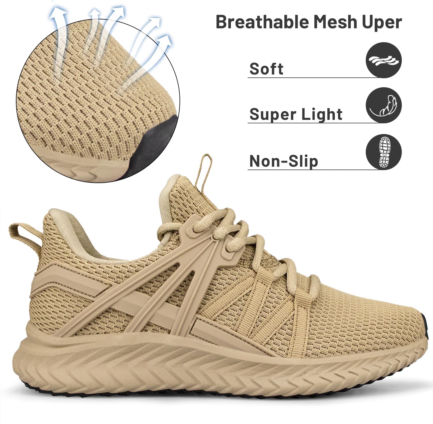 Abboos Womens Slip On Sneakers Women Walking Tennis Shoes Lightweight Casual Sneakers for Gym Travel Work - Image 2