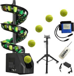 Tennis Ball Machine with Triangular...