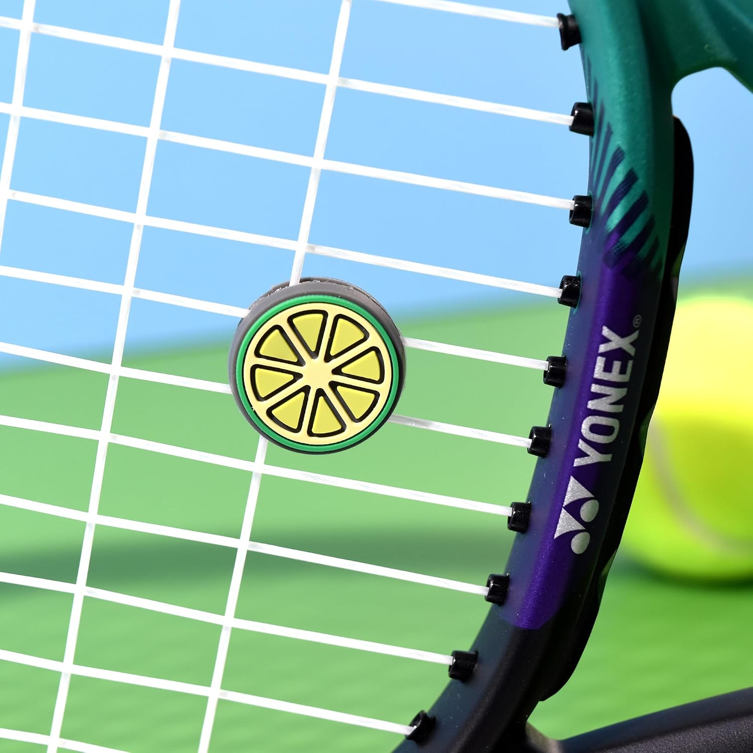 Racquet Inc. - Mythical Dampeners Tennis Racket Vibration Dampeners - Shock Absorbing, Reduces String Vibration for Better Control & Comfort - Universal Fit for All Racquets - 2 Pack - Image 4