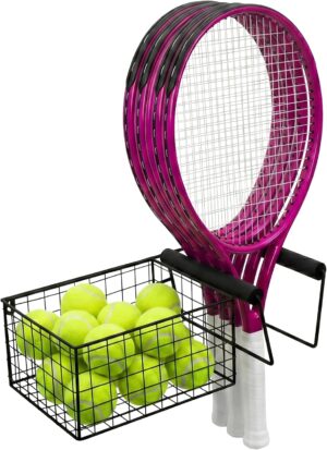 MyGift Hanging Metal Tennis Racquet...