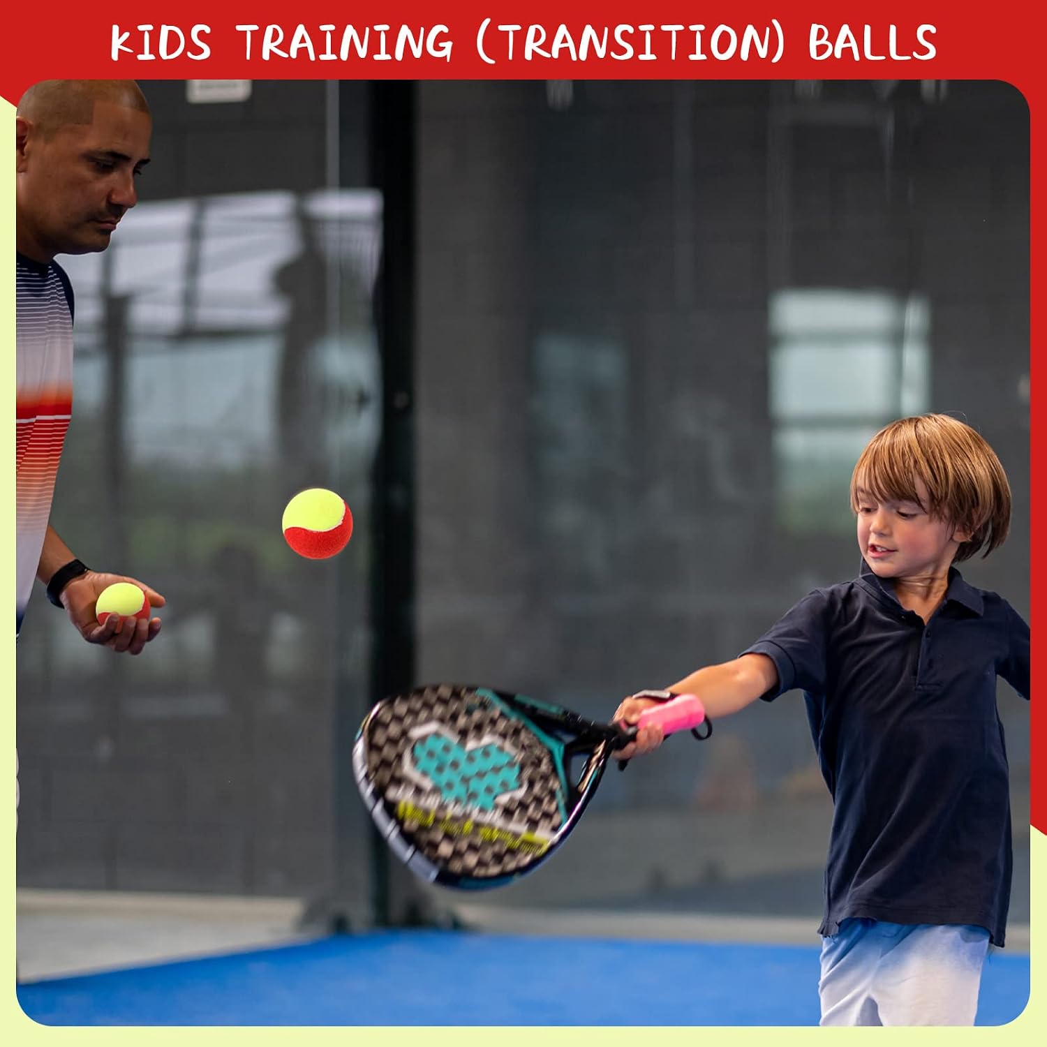 Hanaive 24 Pack Tennis Balls for Kids 75% Low Compression Stage Kids Tennis Ball Bulk for Beginners Ball Machine Training Transition Practicing PET Dog Playing Practice on Short 36 Foot Court - Image 3