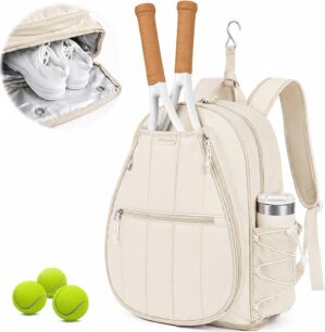 Quilted Tennis Gym Backpack for wom...