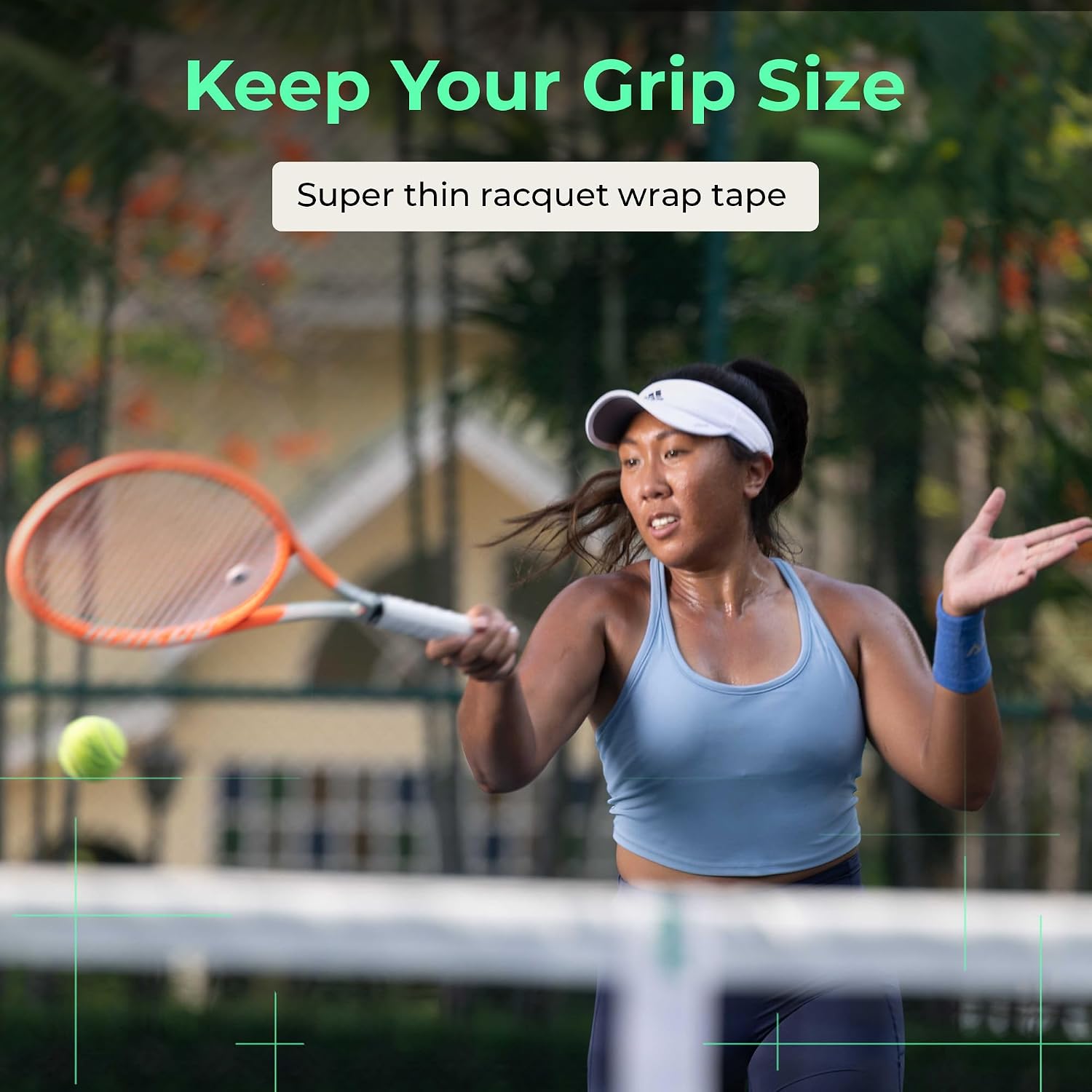 ADV MaxTac Tacky Tennis Overgrip - 6 Pack Extremely Sticky Non-Slip Tennis Grips Overgrip - Razor-Thin & Easy to Use Pro Tennis Racquet Grip Tape (6-Pack Volt) - Image 5