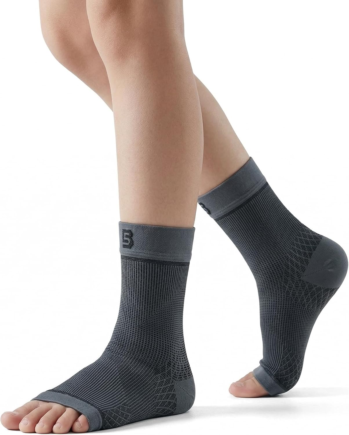 NMK Kids Compression Ankle Brace Youth Ankle Support Sleeve for Arthritis Boys Girls Basketball Soccer Running(1 Pair)