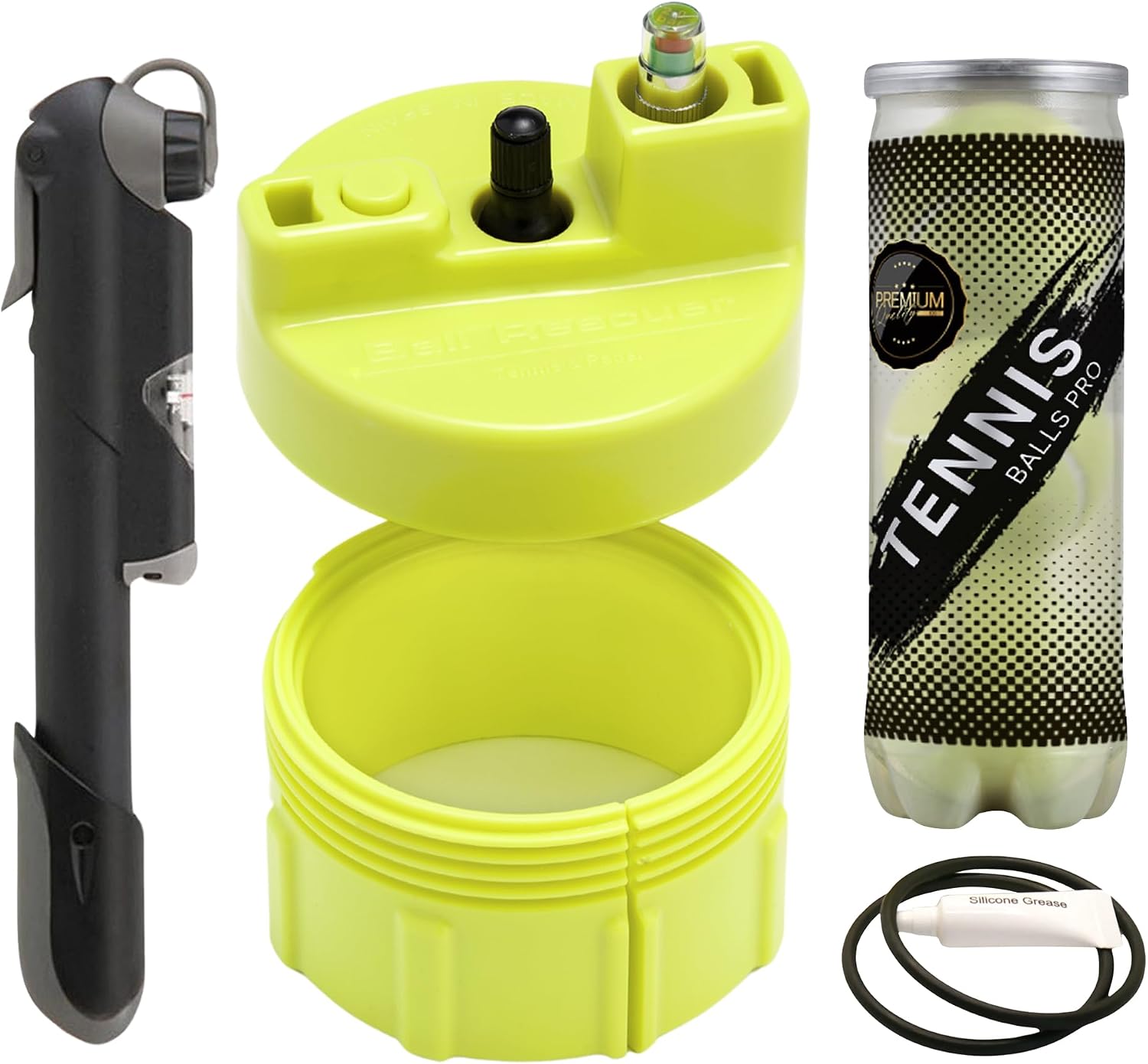 BALL RESCUER: Tennis Ball Pressurizer – Converts Compatible Tennis Ball Container into a 30 psi Ball Pressurizer & Extends Ball Life (Pump & Container not Included in Standard and Standard Plus) - Image 9