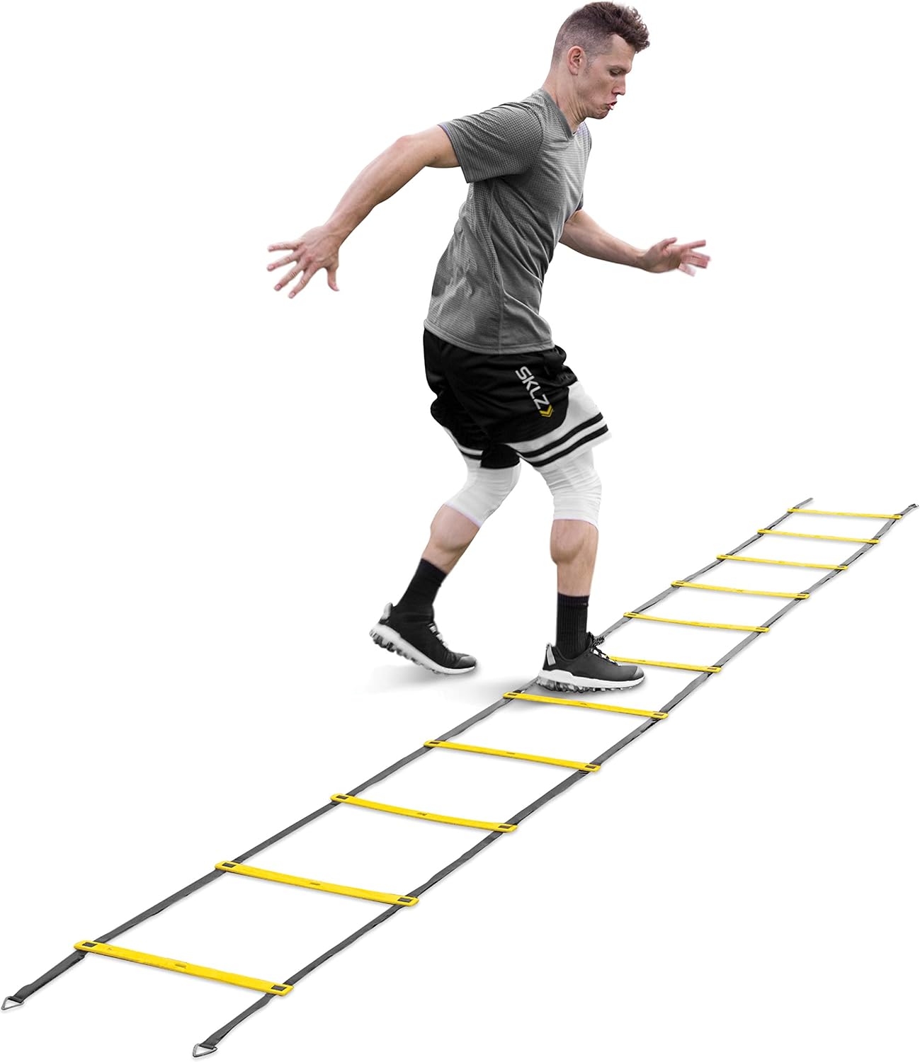 SKLZ Speed and Agility Ladder - Training Equipment for Athletes - Improve Coordination, Footwork, and Quickness - Ideal for Soccer, Football, and Fitness Workouts - Image 2