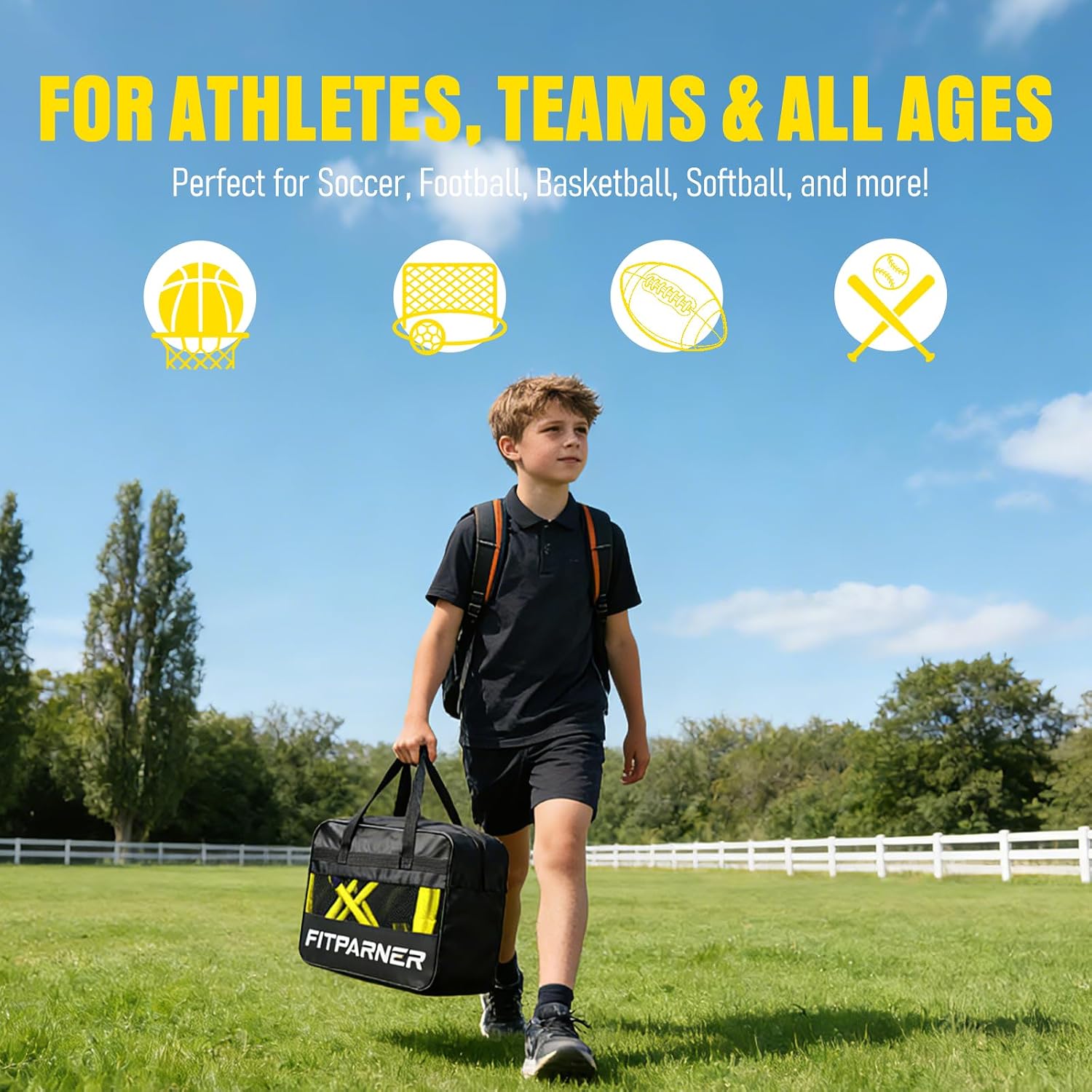 Agility Ladder, Soccer Football Training Equipment Set - 20ft Speed Ladder, 4 Hurdles,Parachute, 12 Cones & Jump Rope | Agility & Speed Training for Kids Youth Adults,Basketball & Football Accessories - Image 8