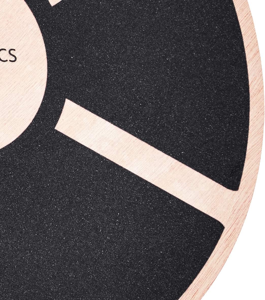 Amazon Basics Wood Wobble Balance Trainer Board, Slip Resistant, for Exercise and Core Strength - Image 3