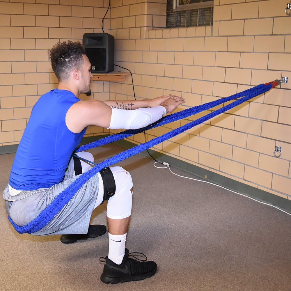 Acceleration Speed Cord Bungee Multi-Sport Resistance Training Kit - Improve Strength, Power, Agility, Vertical Jumping, Sprint Speed – 3 Waist Belt Sizes (S, M, L) Available - Kinetic Bands - Image 3
