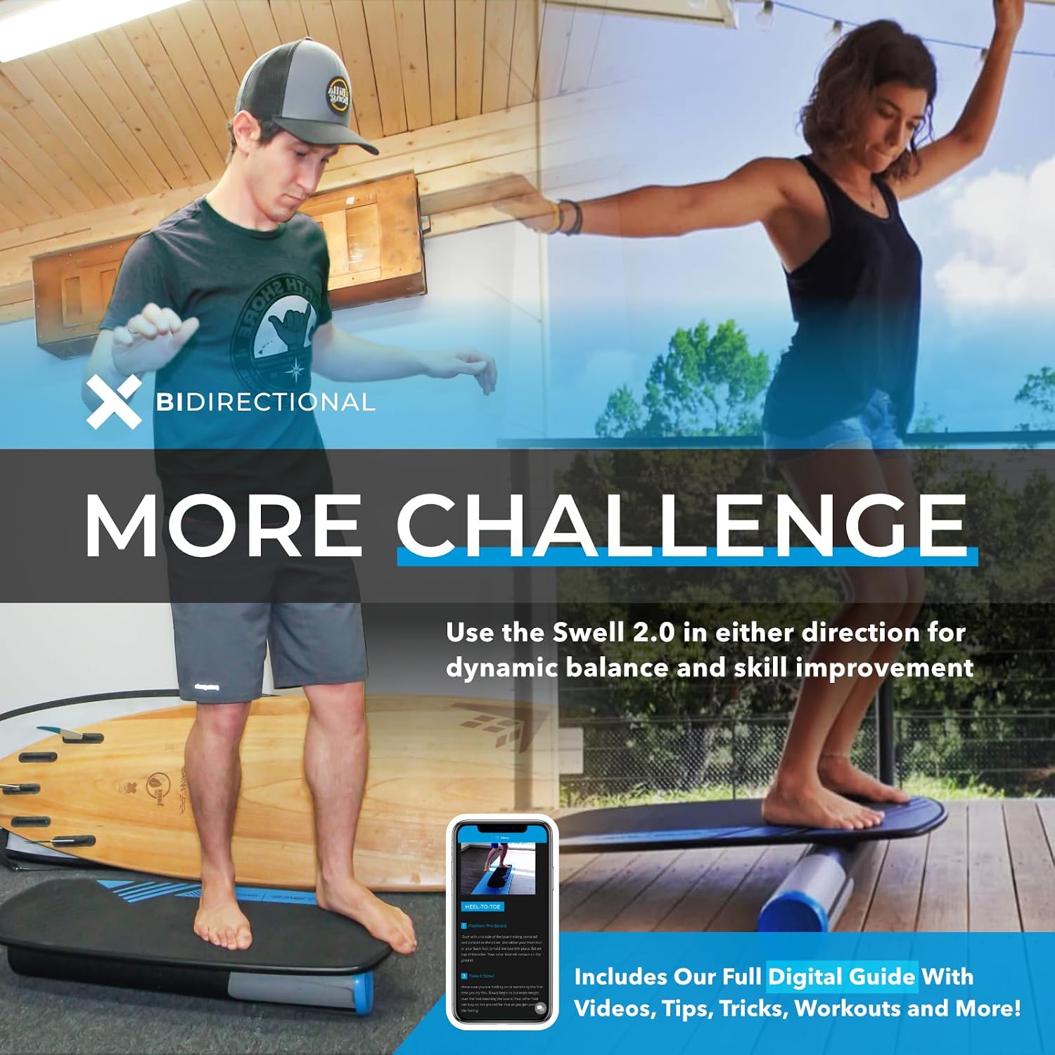 Revbalance Swell 2.0 - Surf & Paddle Balance Board Trainer - Image 4