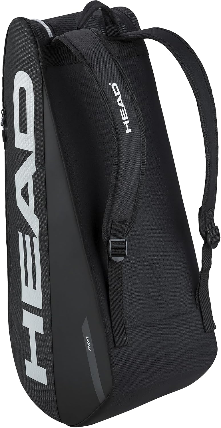 HEAD Tour Racquet Bag M (6R) Tennis Bag - Holds Up to 6 Racquets, CCT+ Climate Control Technology, 2 Main Compartments, Shoe Pocket & Backpack Carry System | 6 Racquet Capacity - Image 3