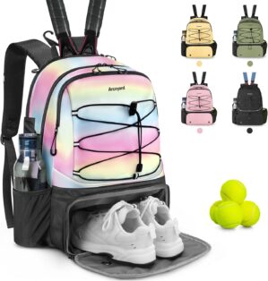 Arcoyard Tennis Bag Holds 2 Rackets...